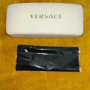 Versace White Sunglasses Case